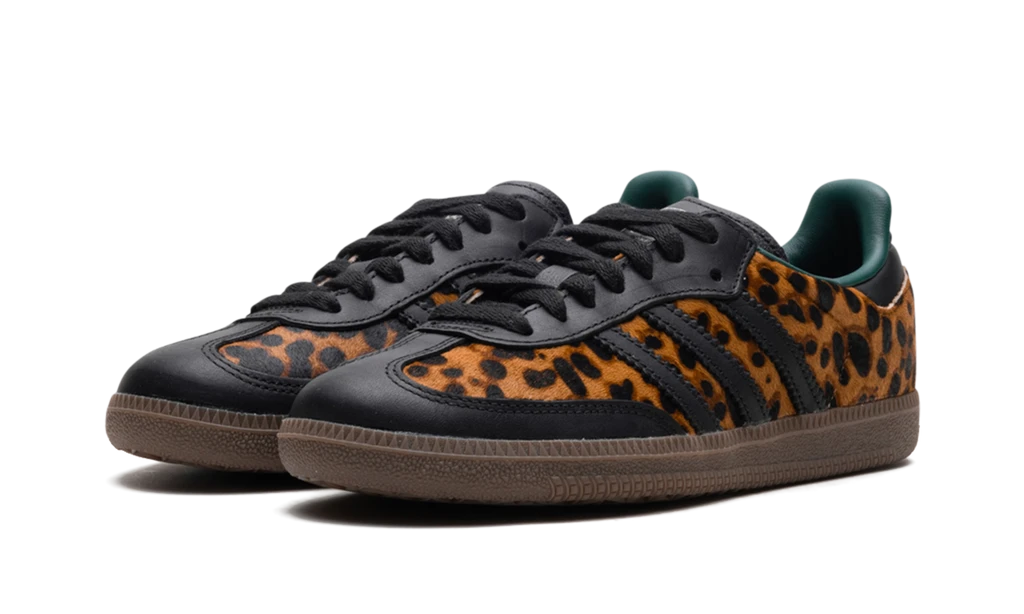 ADIDAS Samba OG Black Green Leopard 4 ADIDAS Samba OG Black Green Leopard – Image 2