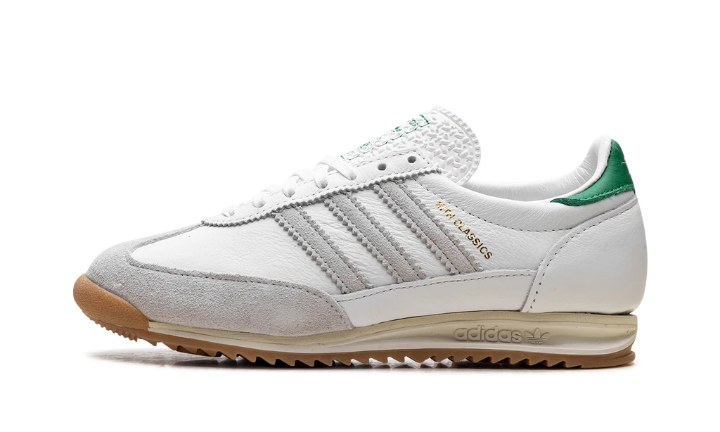 ADIDAS SL 72 Kith Classics White Green 3 ADIDAS SL 72 Kith Classics White Green