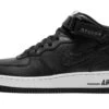 Nike Air Force 1 Mid Stussy All Black 1 Nike Air Force 1 Mid Stussy All Black -Chaussure Boutique air force 1 mid stussy all black 298022