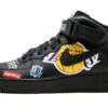 Nike Air Force 1 Mid Supreme NBA Black 1 Nike Air Force 1 Mid Supreme NBA Black -Chaussure Boutique air force 1 mid supreme nba black 432169
