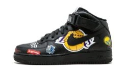 Nike Air Force 1 Mid Supreme NBA Black