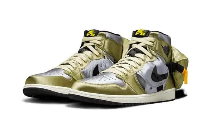 Air Jordan 1 High OG Stash Metallic Gold 4 Air Jordan 1 High OG Stash Metallic Gold – Image 2
