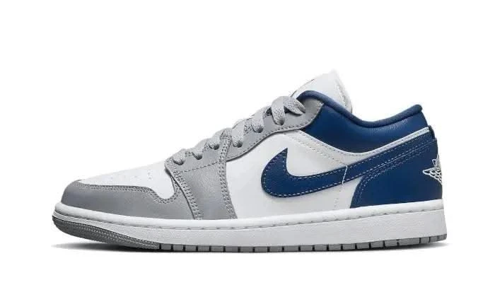 Air Jordan 1 Low White Grey Blue 3 Air Jordan 1 Low White Grey Blue