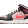 Air Jordan 1 Mid Black Pink Crimson