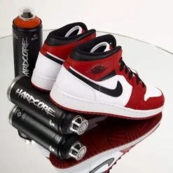 Air Jordan 1 Mid Chicago White -Chaussure Boutique air jordan 1 mid chicago white 216990