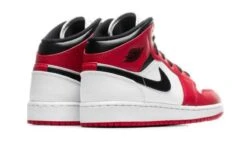 Air Jordan 1 Mid Chicago White -Chaussure Boutique air jordan 1 mid chicago white 484405