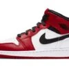 Air Jordan 1 Mid Chicago White -Chaussure Boutique air jordan 1 mid chicago white mnr sneakers 1
