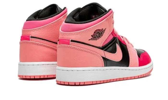 Air Jordan 1 Mid Coral Chalk Pink 5 Air Jordan 1 Mid Coral Chalk Pink – Image 3