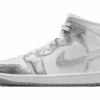 Air Jordan 1 Mid Crinkled Chrome -Chaussure Boutique air jordan 1 mid crinkled chrome 323145