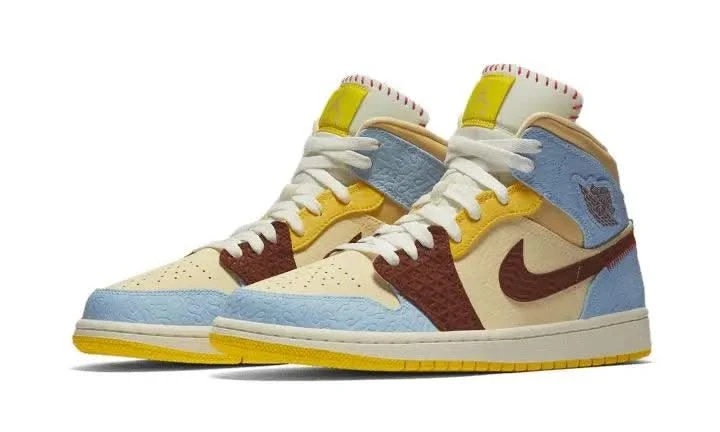 Air Jordan 1 Mid Fearless Maison Château Rouge 4 Air Jordan 1 Mid Fearless Maison Château Rouge – Image 2