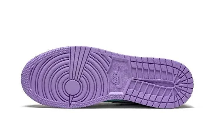 Air Jordan 1 Mid Purple Aqua 6 Air Jordan 1 Mid Purple Aqua – Image 4