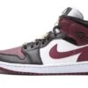 Air Jordan 1 Mid SE Black Dark Beetroot -Chaussure Boutique air jordan 1 mid se black dark beetroot 697875