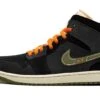 Air Jordan 1 Mid SE Craft Anthracite Light Olive -Chaussure Boutique air jordan 1 mid se craft anthracite light olive mnr sneakers 1