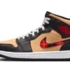 Air Jordan 1 Mid SE Tartan Swoosh -Chaussure Boutique air jordan 1 mid se tartan swoosh 663868