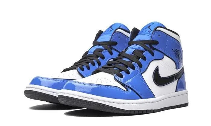 Air Jordan 1 Mid Signal Blue 4 Air Jordan 1 Mid Signal Blue – Image 2