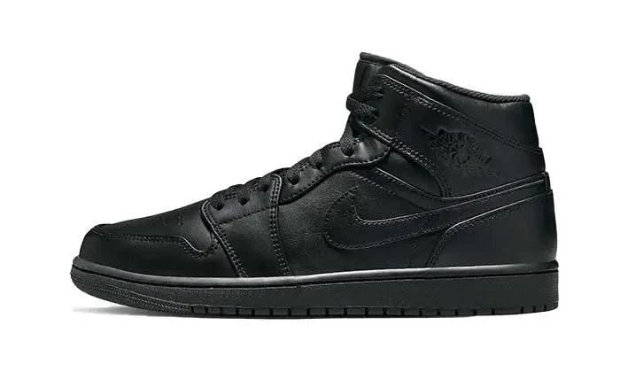 Air Jordan 1 Mid Triple Black (2022) 3 Air Jordan 1 Mid Triple Black (2022)