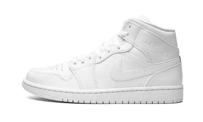 Air Jordan 1 Mid Triple White (2022) 3 Air Jordan 1 Mid Triple White (2022)