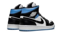 Air Jordan 1 Mid University Black White -Chaussure Boutique air jordan 1 mid university black white 199399