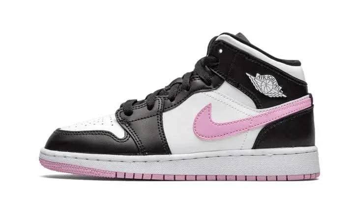 Air Jordan 1 Mid White Black Light Arctic Pink 3 Air Jordan 1 Mid White Black Light Arctic Pink