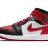 Air Jordan 1 Mid White Bred Toe 2 Air Jordan 1 Mid White Bred Toe -Chaussure Boutique air jordan 1 mid white bred toe mnr sneakers 1