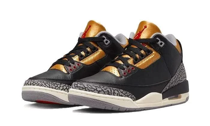 Air Jordan 3 Retro Black Cement Gold 4 Air Jordan 3 Retro Black Cement Gold â Image 2