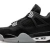 Air Jordan 4 Black Canvas