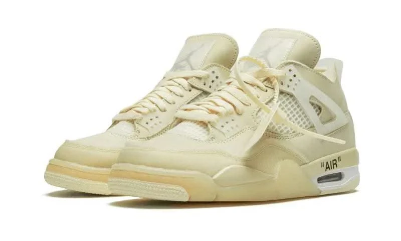 Air Jordan 4 Retro Off-White Sail 4 Air Jordan 4 Retro Off-White Sail – Image 2