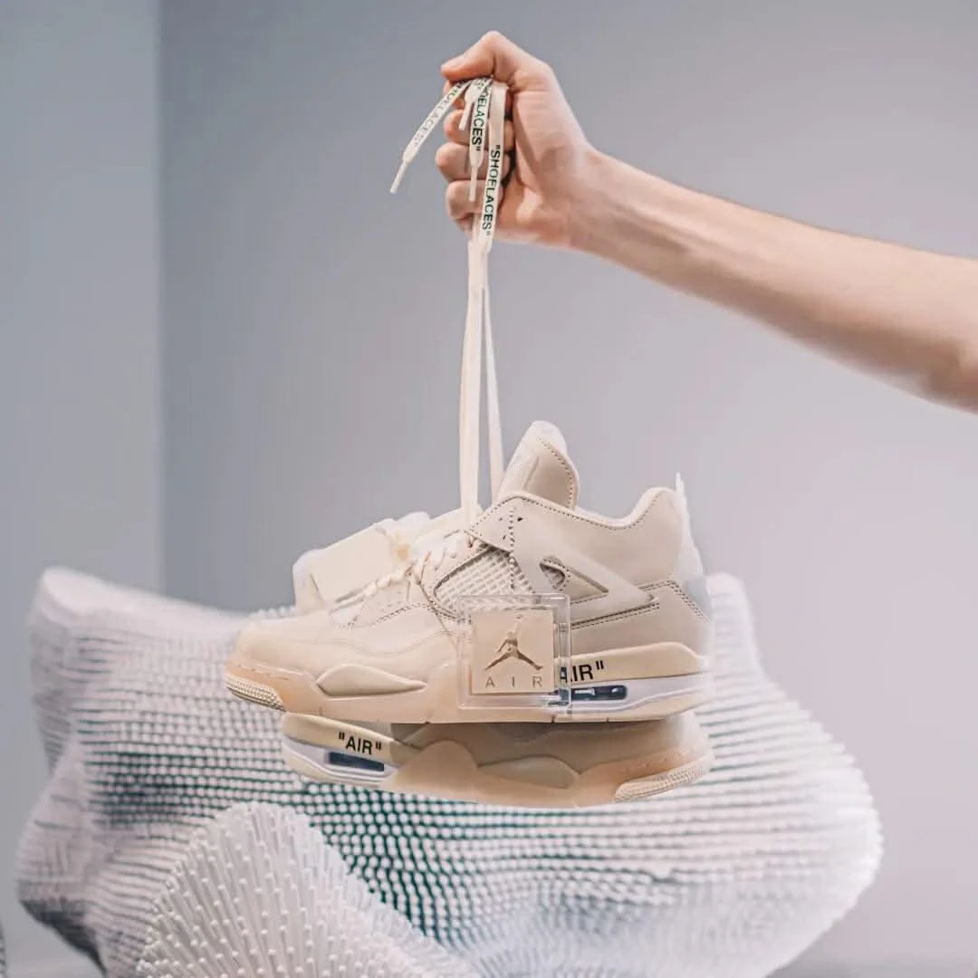 Air Jordan 4 Retro Off-White Sail 9 Air Jordan 4 Retro Off-White Sail – Image 7