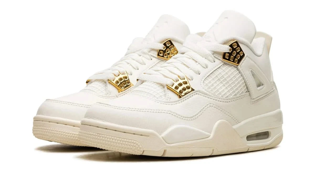 Air Jordan 4 Sail Metallic Gold 4 Air Jordan 4 Sail Metallic Gold â Image 2