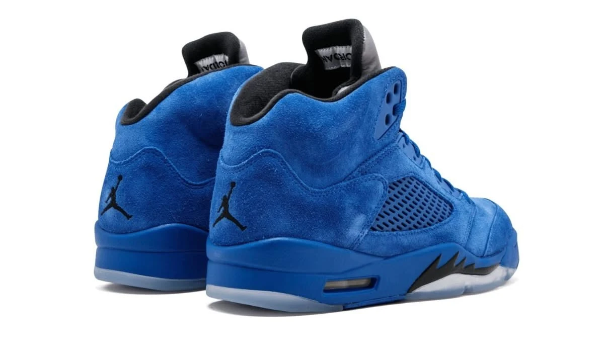 Air Jordan 5 Retro Blue Suede 5 Air Jordan 5 Retro Blue Suede – Image 3