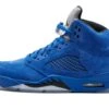 Air Jordan 5 Retro Blue Suede -Chaussure Boutique air jordan 5 retro blue suede 348556