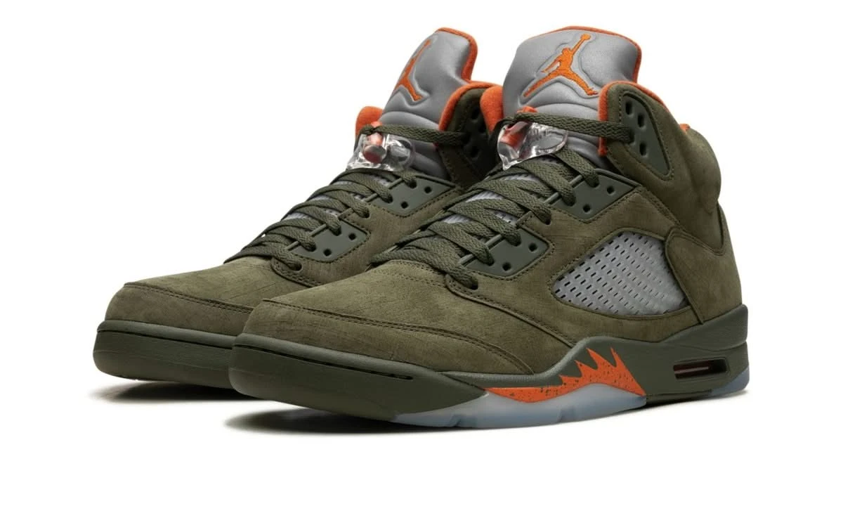 Air Jordan 5 Retro Olive 4 Air Jordan 5 Retro Olive – Image 2