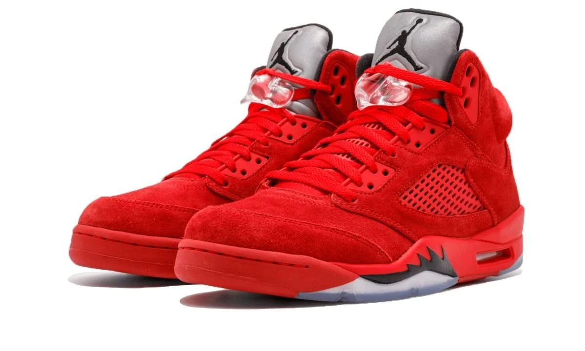 Air Jordan 5 Retro Red Suede 4 Air Jordan 5 Retro Red Suede – Image 2