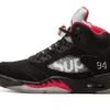 Air Jordan 5 Retro Supreme Black 1 Air Jordan 5 Retro Supreme Black -Chaussure Boutique air jordan 5 retro supreme black 563309