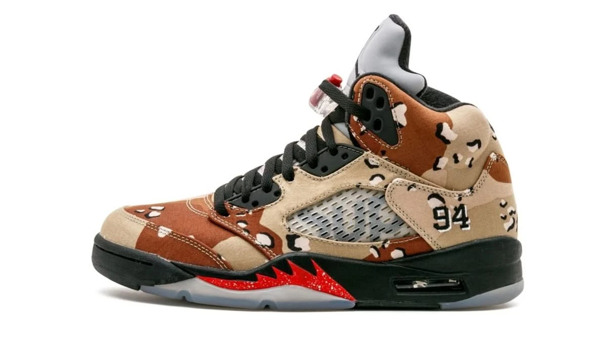 Air Jordan 5 Retro Supreme Desert Camo 3 Air Jordan 5 Retro Supreme Desert Camo