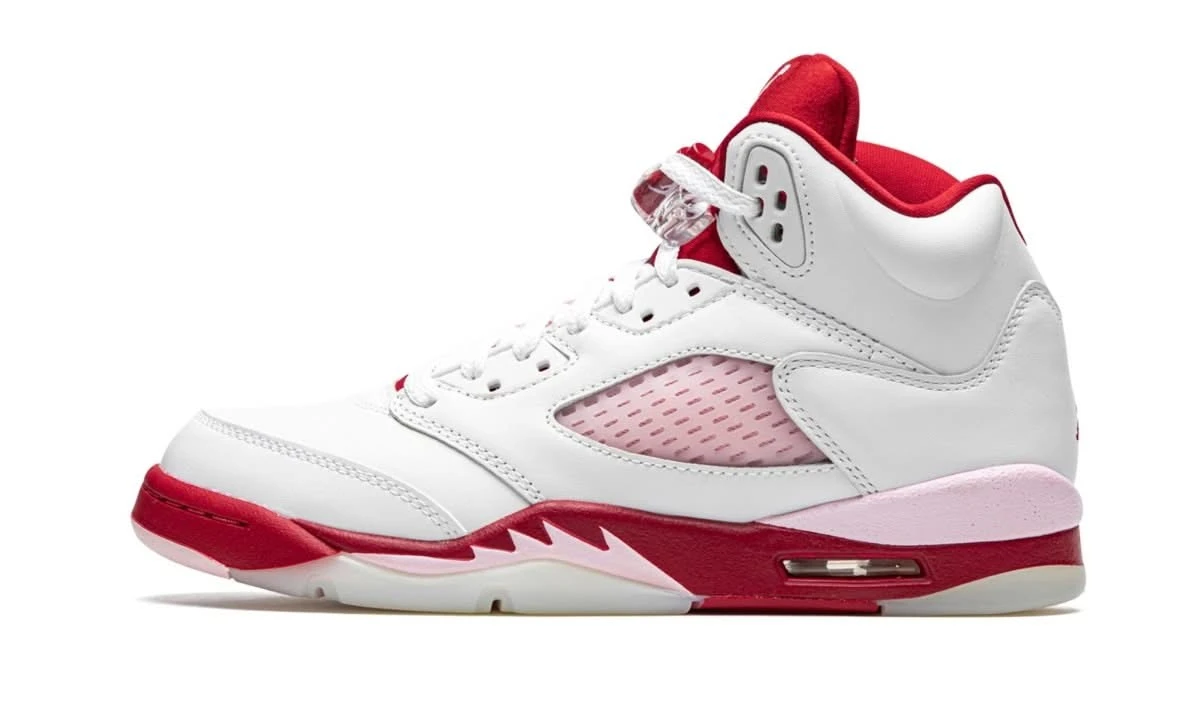 Air Jordan 5 Retro White Pink Red 3 Air Jordan 5 Retro White Pink Red
