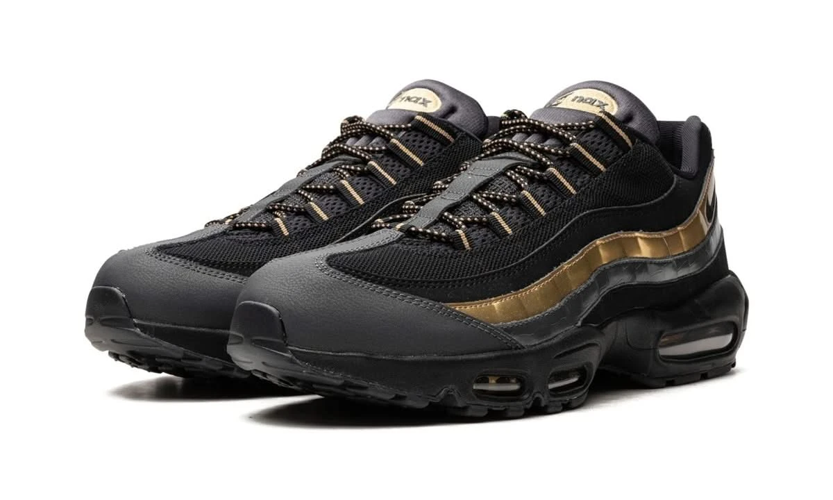 Nike Air Max 95 Black Metallic Gold 4 Nike Air Max 95 Black Metallic Gold – Image 2