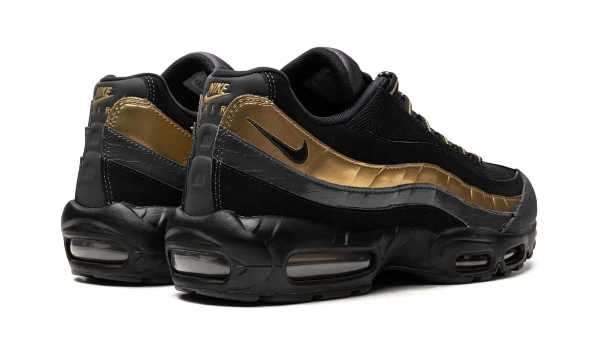 Nike Air Max 95 Black Metallic Gold 5 Nike Air Max 95 Black Metallic Gold – Image 3