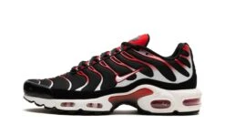 Nike Air Max Plus Black White University Red