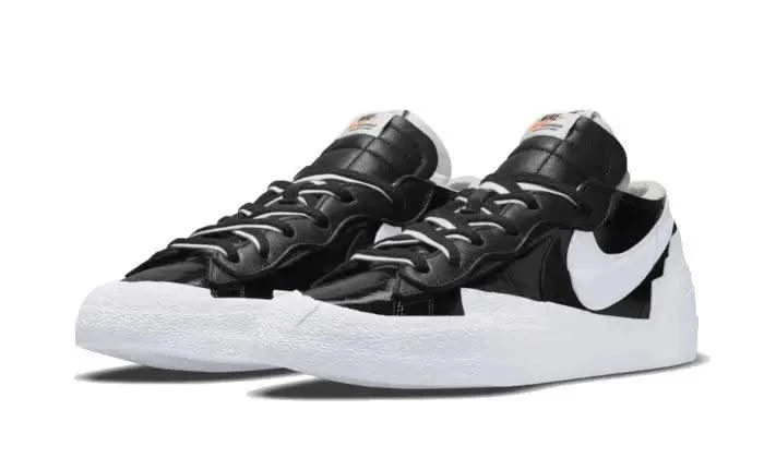 Nike Blazer Low Sacai Black Patent 4 Nike Blazer Low Sacai Black Patent – Image 2