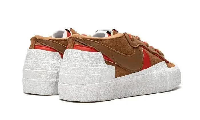 Nike Blazer Low Sacai British Tan 5 Nike Blazer Low Sacai British Tan – Image 3