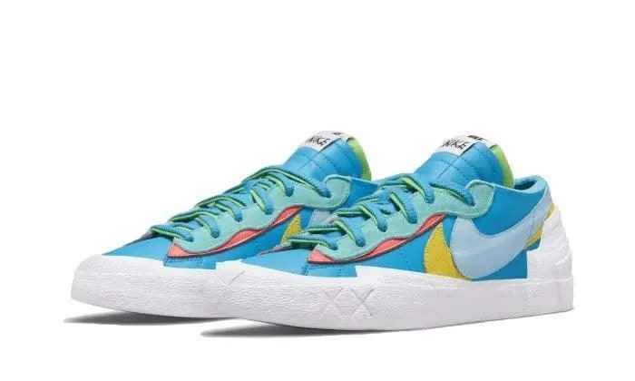 Nike Blazer Low Sacai Kaws Blue 4 Nike Blazer Low Sacai Kaws Blue – Image 2
