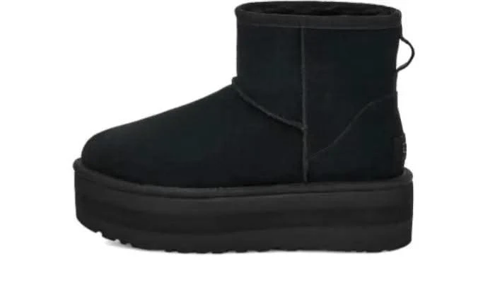 Ugg Classic Mini Platform Boot Black 3 Ugg Classic Mini Platform Boot Black