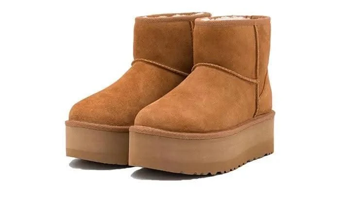 Ugg Classic Mini Platform Boot Chestnut 4 Ugg Classic Mini Platform Boot Chestnut â Image 2