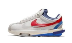 Nike Cortez 4.0 Sacai White University Red Blue