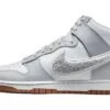 Nike Dunk High Retro Chenille Swoosh White Grey -Chaussure Boutique dunk high retro chenille swoosh white grey 192380