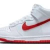Nike Dunk High White Picante Red -Chaussure Boutique dunk high white picante red 471521