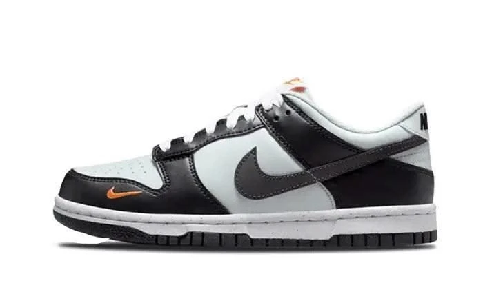 Nike Dunk Low Black Grey Orange 3 Nike Dunk Low Black Grey Orange