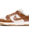 Nike Dunk Low LX Brown Ostrich 2 Nike Dunk Low LX Brown Ostrich -Chaussure Boutique dunk low lx brown ostrich 845350