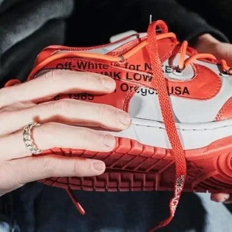 Nike Dunk Low Off-White University Red 8 Nike Dunk Low Off-White University Red – Image 6